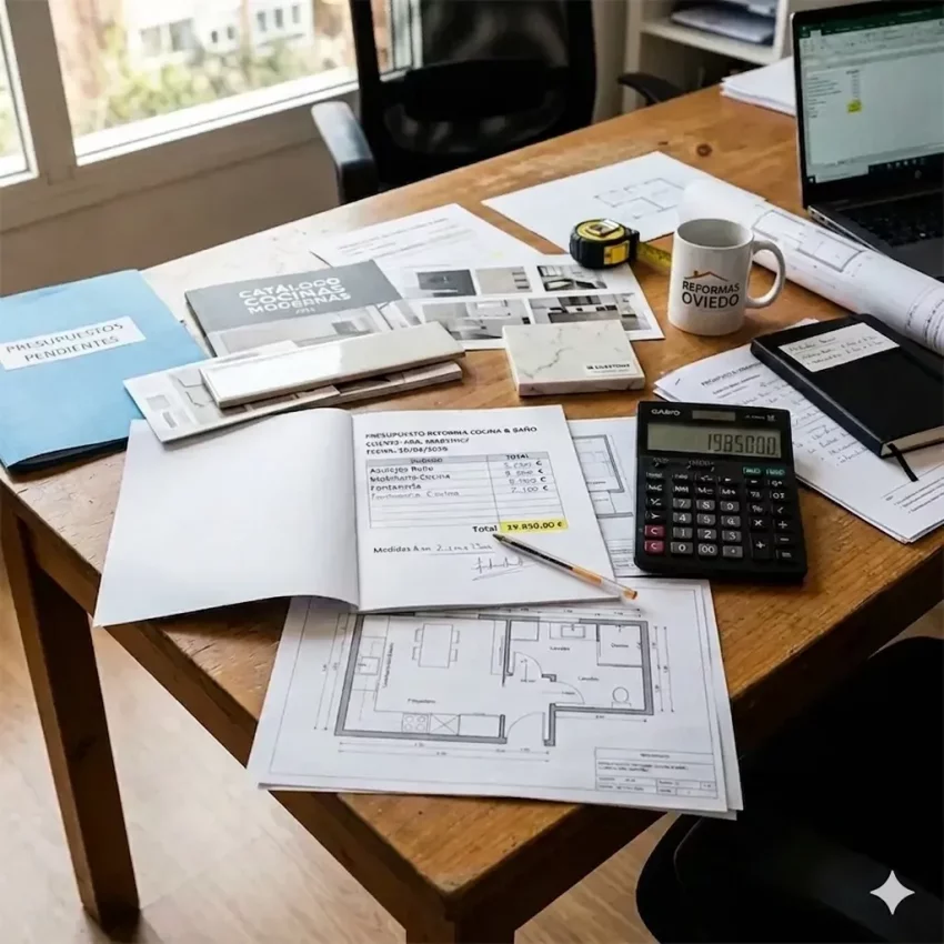 Solicitud de presupuesto personalizado para reformas en Oviedo con Reformas Lizan